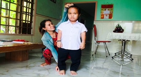 Nữ sinh cao 1 m ước mơ thành cô giáo