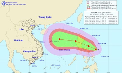 Dự báo thời tiết 15/10: Tin bão mới giật cấp 12 áp sát biển Đông, miền Bắc trở lạnh