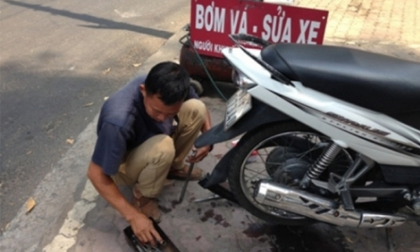 Thủ đoạn phá xe, lột tiền của thợ sửa xe máy