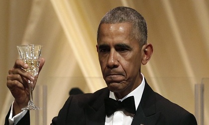Tổng thống Obama ngậm ngùi trong quốc yến cuối cùng