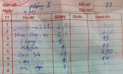Hóa đơn karaoke có món lạ mang tên Thoa, Dung, Vi khiến chị em điên tiết