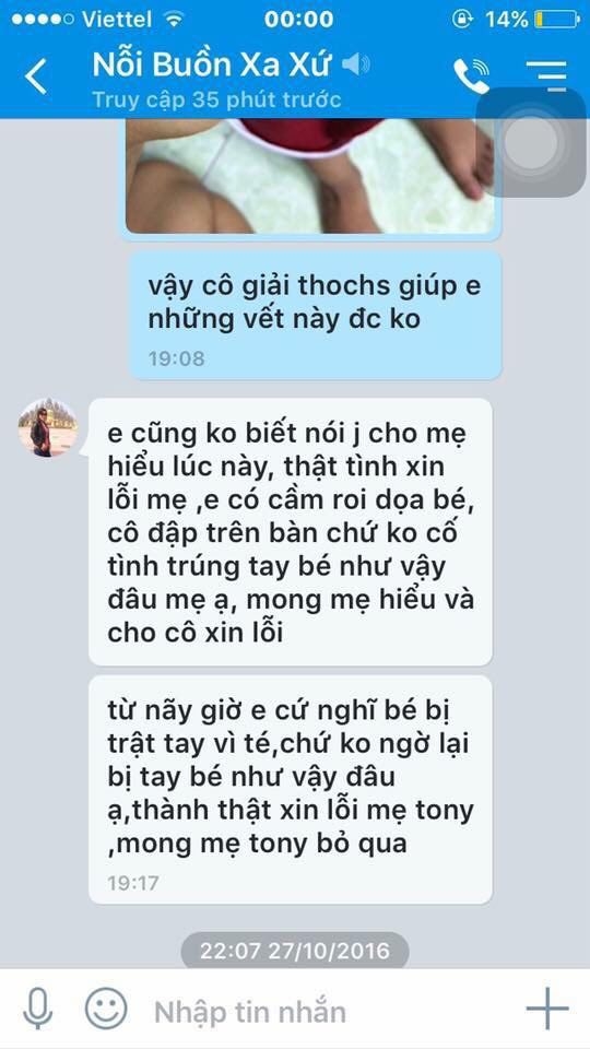 Be trai 3 tuoi di hoc mau giao bi co giao danh gay tay