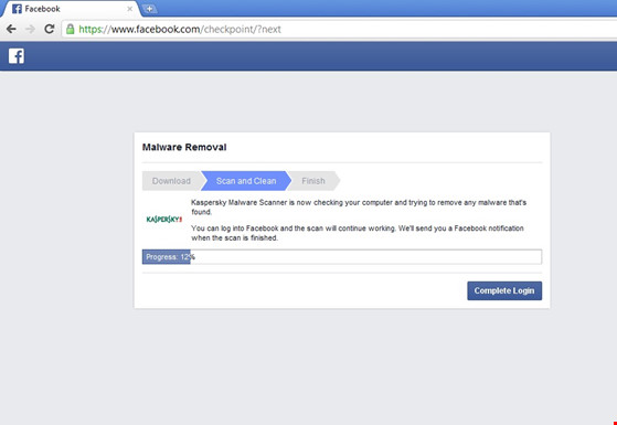 Quét mã độc cho tài khoản Facebook - 3