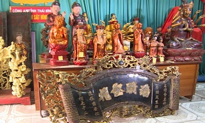Trộm đột nhập đền, chùa lấy cắp nhiều đồ cổ