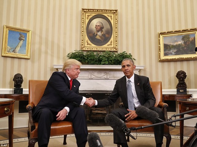 Cuộc gặp lịch sử 90 phút giữa Trump và Obama ở Nhà Trắng - 2