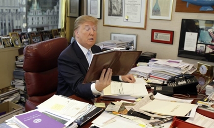 Tân Tổng Thống Mỹ Donald Trump không sử dụng laptop