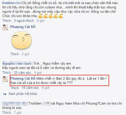 Cát Phượng bị điện giật  3