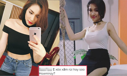Hòa Minzy đã xóa hình xăm Nguyễn Công Phượng?