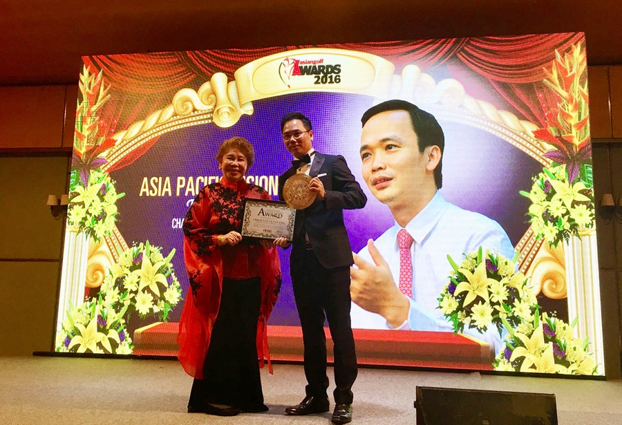 FLC lập hat trick giải thưởng golf châu Á   Thái Bình Dương 2016