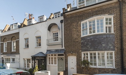 Ngôi nhà 2 mét hẹp nhất London được bán 37 tỷ đồng