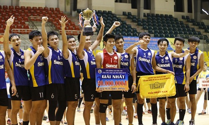 Sanest Khánh Hòa lên ngôi vô địch một cách thuyết phục