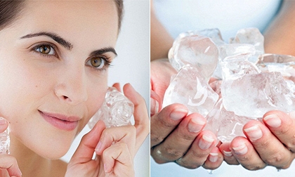 Da đẹp mịn màng chỉ nhờ chườm đá lạnh mỗi ngày