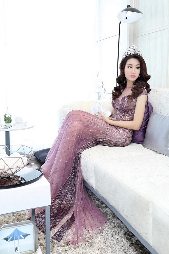 Hoa hậu Mỹ Linh đẹp không tỳ vết 2
