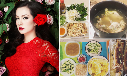 'Đình chiến' với chồng cũ, Ngọc Thúy trổ tài nấu ăn khiến nhiều người 'lác mắt'