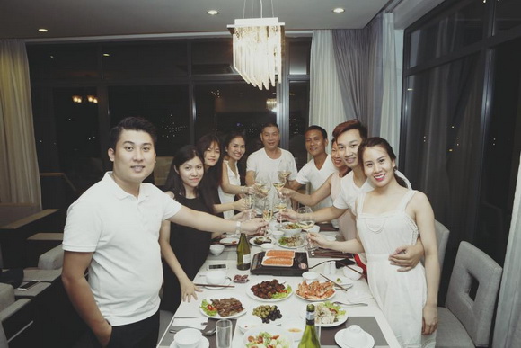 Thành Trung đi chơi cùng gia đình bạn gái 8