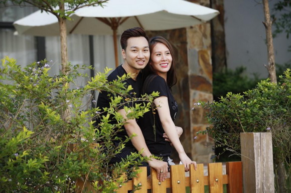 Thành Trung đi chơi cùng gia đình bạn gái 2