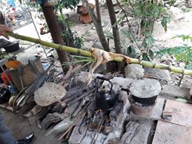 Cách làm món gà nướng mía 1 Cách làm món gà nướng mía 1