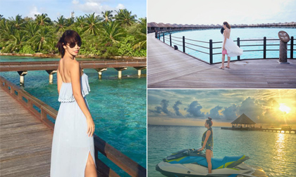 Xem loạt ảnh này của sao Việt, bạn sẽ muốn đến Maldives ngay và luôn