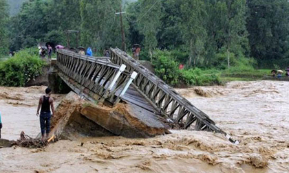 Cảnh báo, lũ đang lên ở các sông Quảng Ngãi, Bình Định, Quảng Nam, Phú Yên