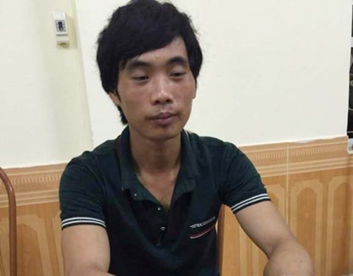 Đối tượng Tẩn Láo Lở sau khi bị bắt.