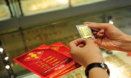 Vàng trong nước tăng, vàng thế giới giảm nhẹ