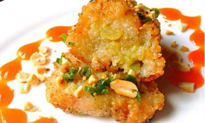 Lạ miệng với bánh chưng bọc khoai rán độc đáo