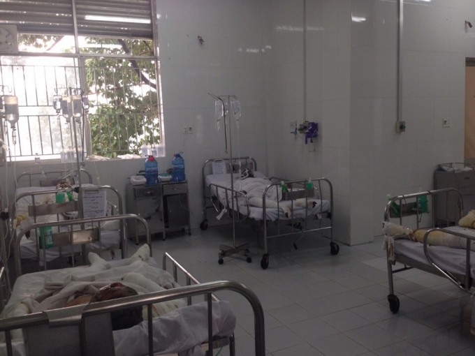 Cả 4 nạn nhân đều bị bỏng rất nặng.