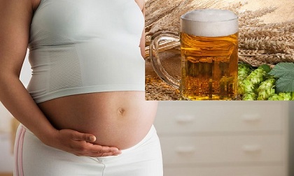 Bà bầu uống bia có được không?