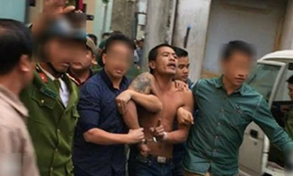 Bắt kẻ “ngáo đá” phá nghĩa trang, đánh công an