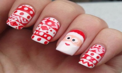 Những mẫu  nail xinh cho mùa Noel 2016