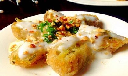 Lạ miệng với bánh chưng bọc khoai rán độc đáo
