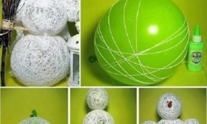 Cách làm người tuyết Noel đơn giản