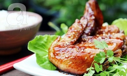 Hướng dẫn cách làm  gà rán sả chanh kiểu Thái