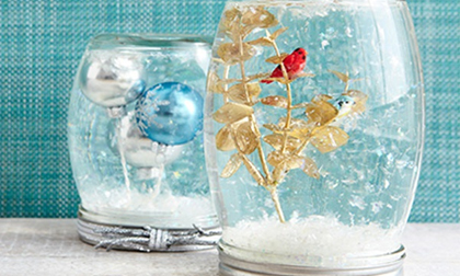 Cách làm quả cầu tuyết Noel đơn giản