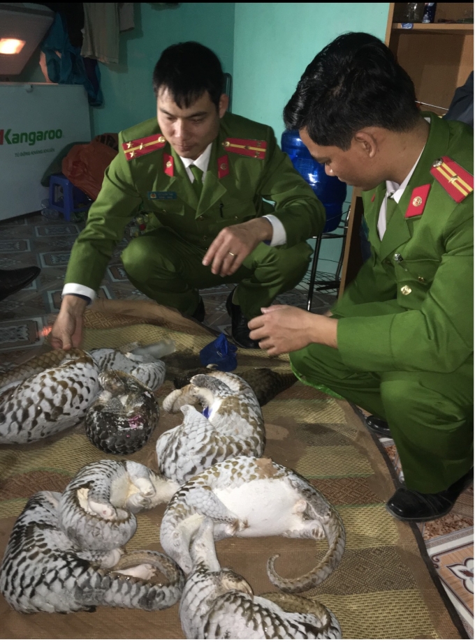 Tang vật cơ quan Công an thu giữ. (Ảnh: Công an Hà Nam)