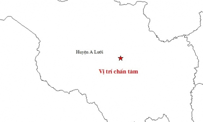 Thừa thiên - Huế: Liên tiếp 3 trận động đất trong hơn 5 tiếng