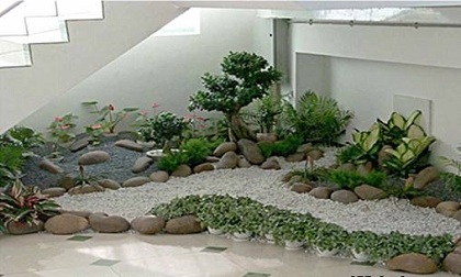 Những nguyên tắc bài trí tiểu cảnh gầm cầu thang hợp phong thủy