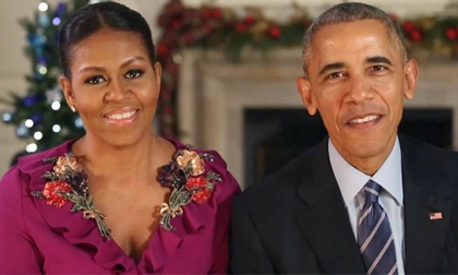 Lời chúc Giáng sinh cuối cùng tại Nhà Trắng của gia đình Obama