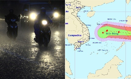 Đêm nay miền Bắc mưa dông, biển Đông khả năng bão đổ bộ