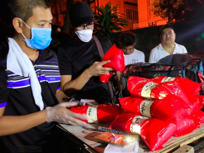 Philippines thu giữ gần 1 tấn ma túy đá. (Ảnh: Reuters)