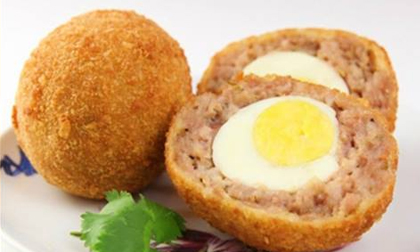 Thịt bọc trứng chiên - món ăn tuyệt vời cho ngày lạnh