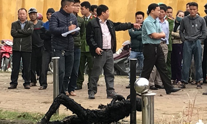 Đi tập thể dục, phát hiện người đàn ông chết cháy bên đường