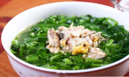 Cách nấu canh cải cá rô đồng tuyệt ngon, không bị tanh