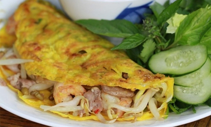 Cách làm bánh xèo Nam bộ thơm giòn, hấp dẫn
