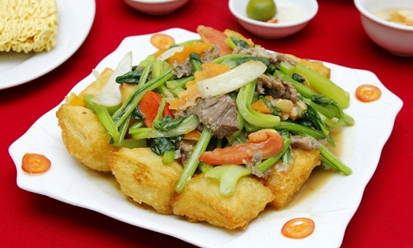 Cách làm món phở chiên phồng giòn tan
