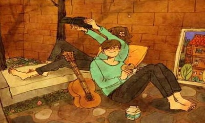 Bộ tranh dễ thương về cuộc sống vợ chồng