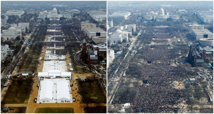 So sánh lễ tuyên thệ của Donald Trump với các kỳ Tổng thống trước