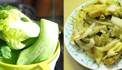 Cách làm nõn dưa muối thơm ngon, giòn giòn