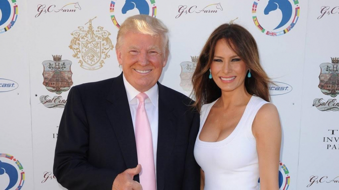 Donald Trump và người vợ tài ba thứ 3 Melania.
