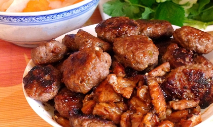 Bún chả thơm ngon cho cuối tuần se lạnh